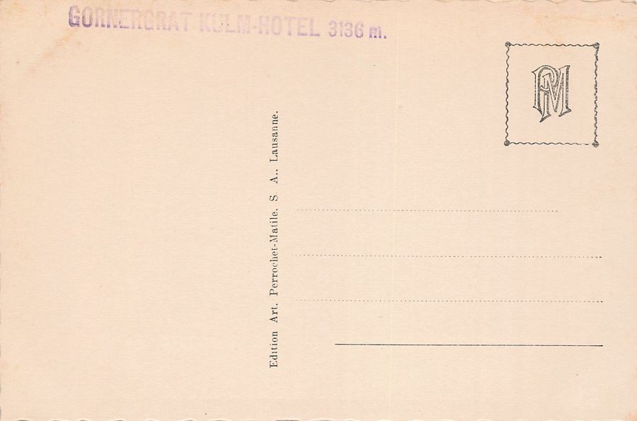 Cartoline postali: ALPIN: Panorama du Gornergrat, avec cachet – Usato da Frauenfeld venduto da POML 1