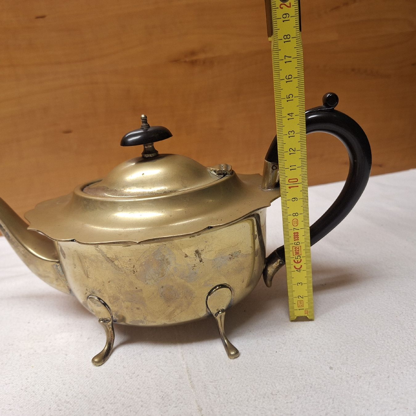 Teekannen: Antike Teekanne, Hard Soldered, England – Gebraucht aus Winterthur von Goldpipau 6