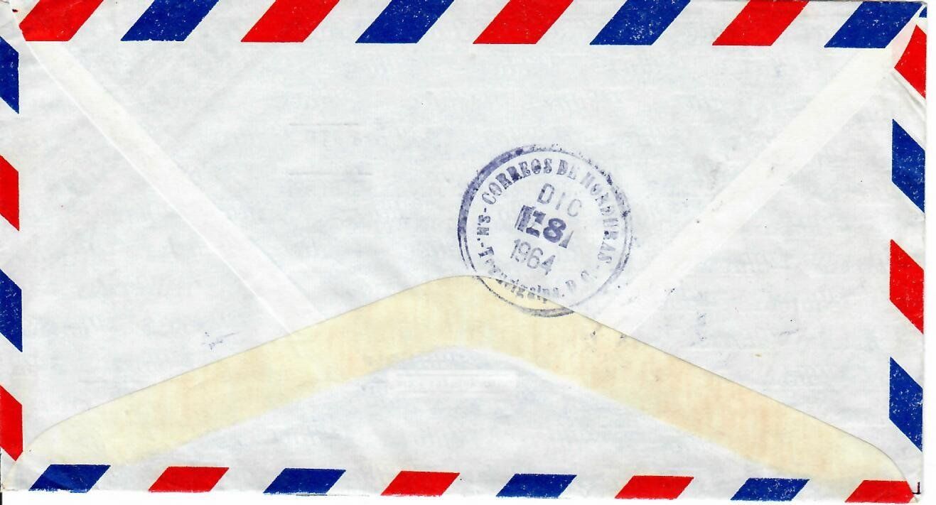 Alle Briefmarken: Brief Honduras – Gebraucht aus Hochdorf von Ziegel-16 1