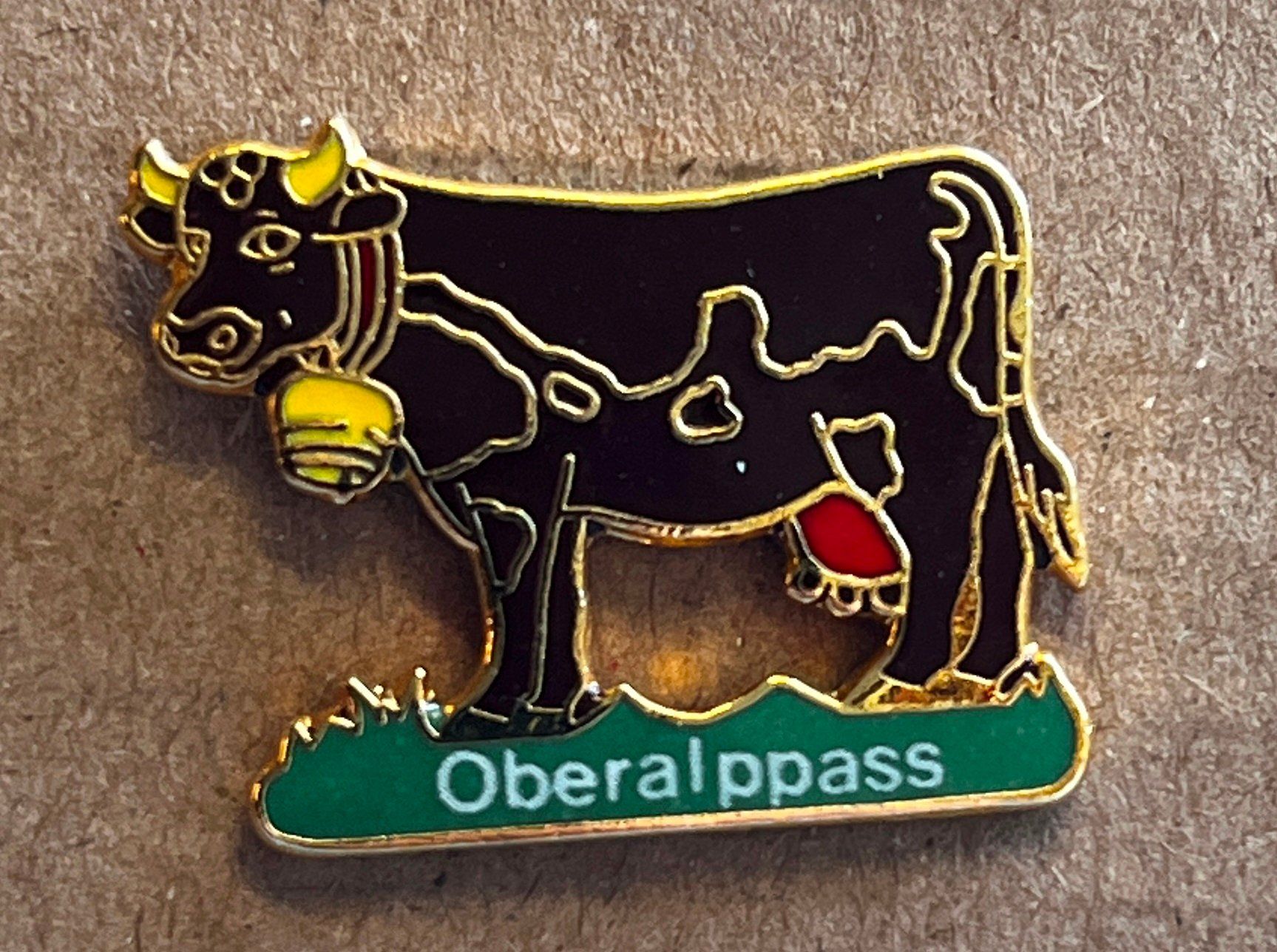 Swiss Plaketten & Abzeichen: Pin Oberalppass – Gebraucht aus Obernau von Wgnom