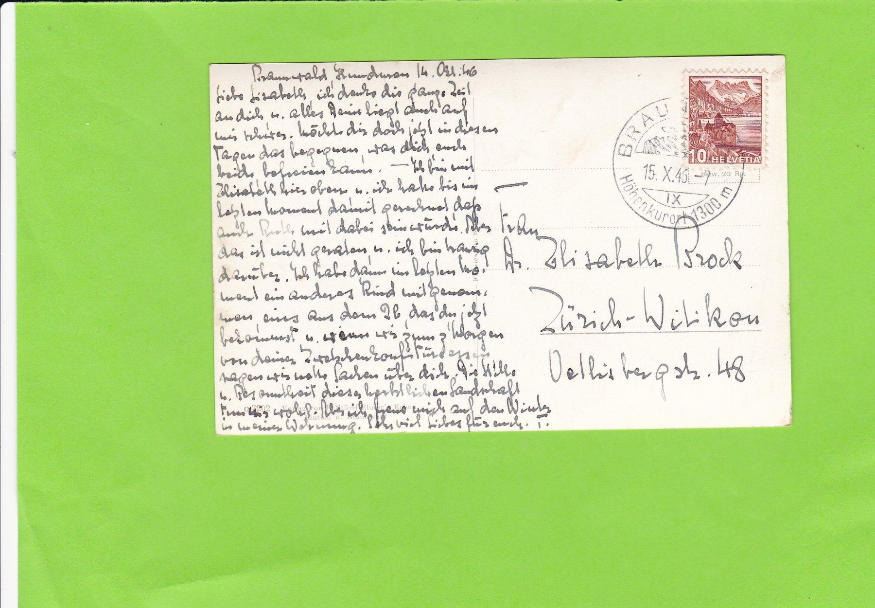 Cartes postales: Braunwaldalp – D'occasion à St. Peterzell par neckertal 1