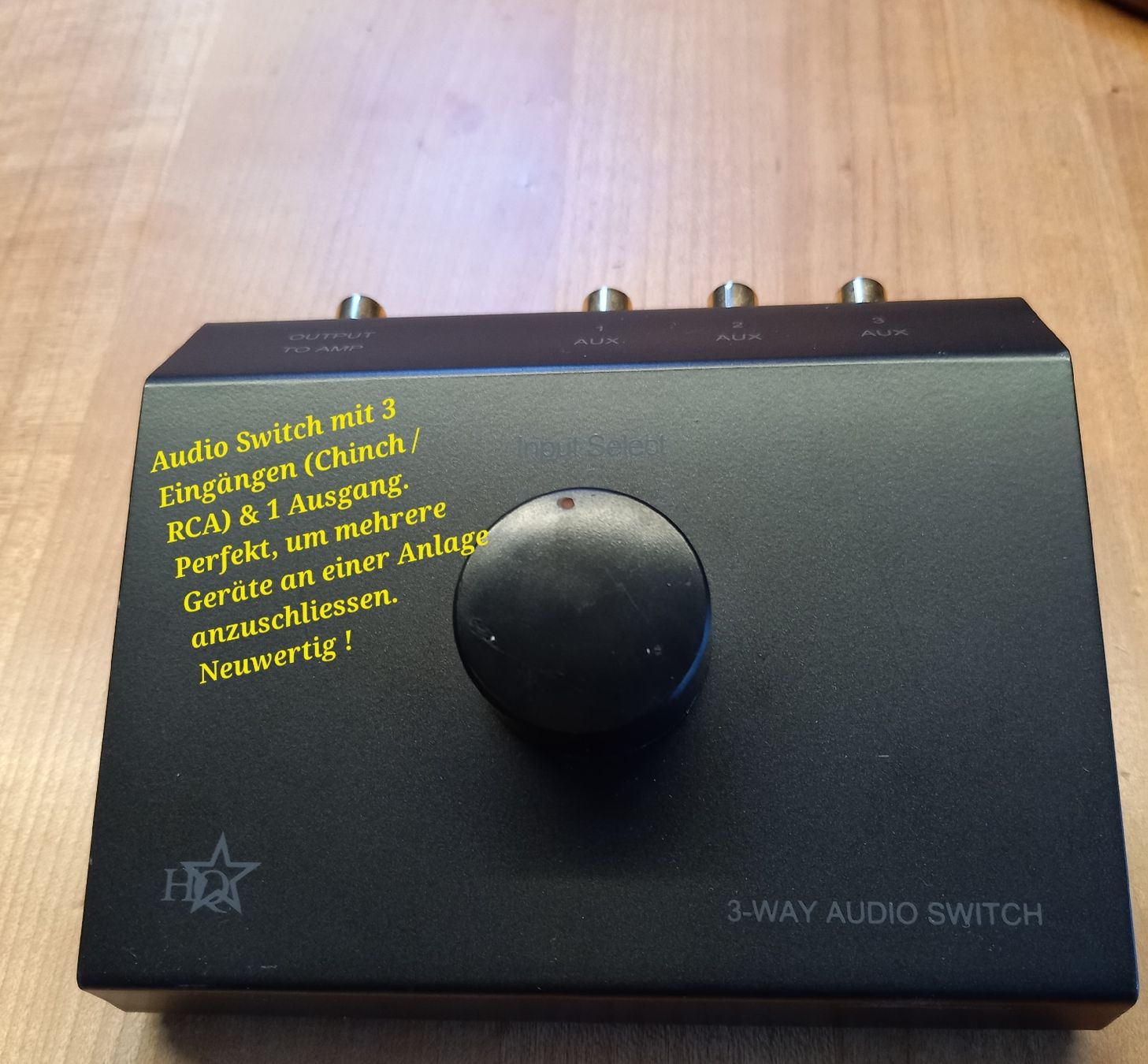 Hubs & Switches: 3 way Audio Switch – Neu (gemäss Beschreibung) aus Matten b. Interl von Tbsound 1