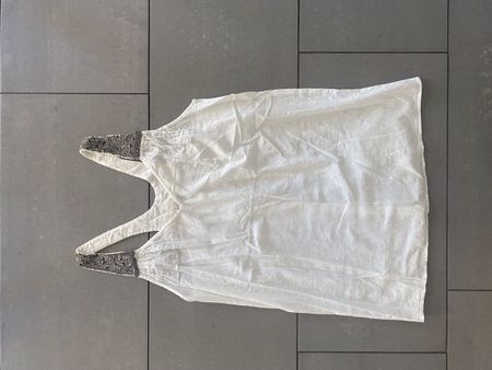 Top vintage Benetton S weiss