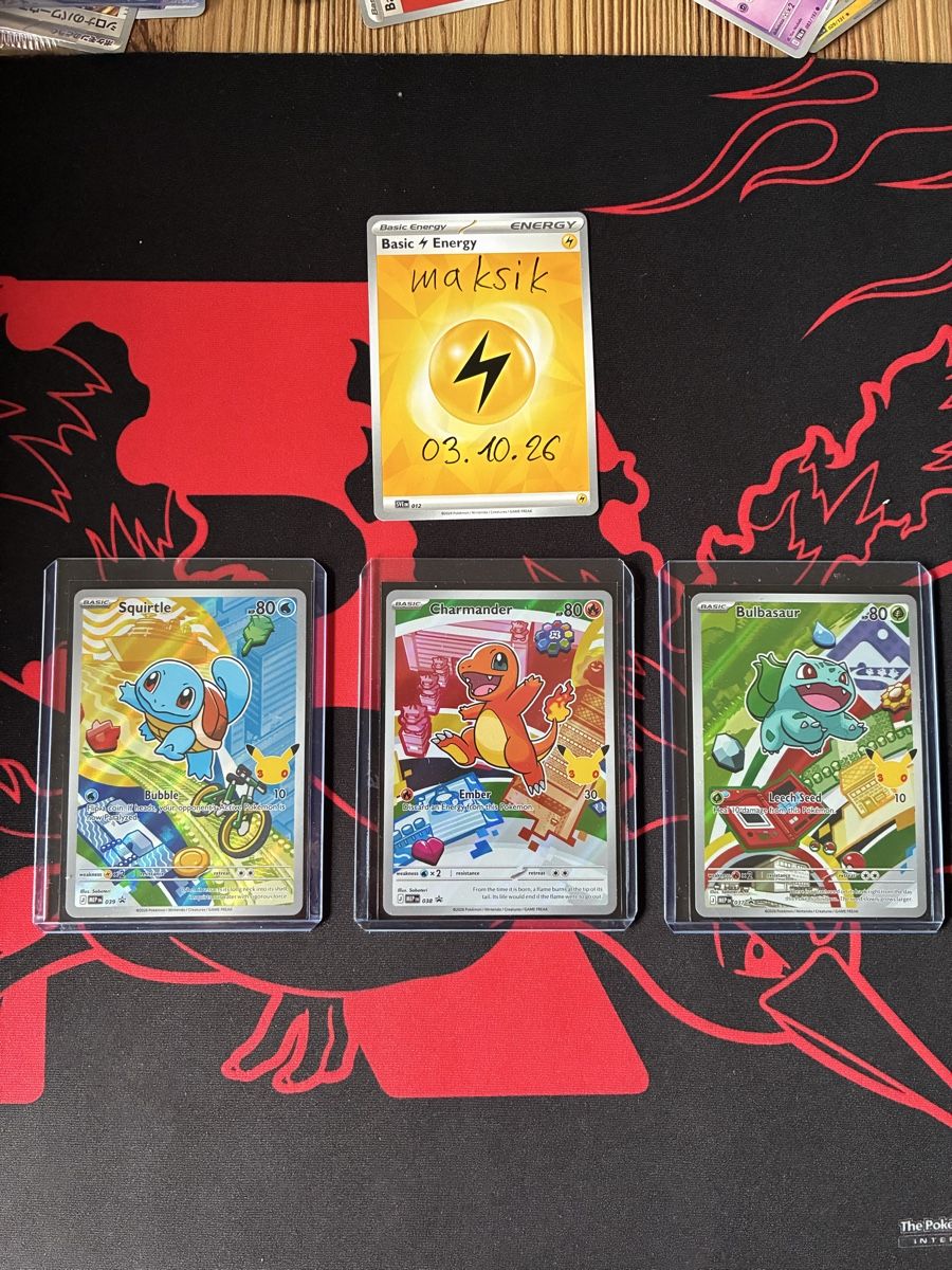 Pokémon Cartes à collectionner: Squirtle, Bulbasaur, Charmander first partner Series 1 – Neuf (Voir description) à Basel par maksik