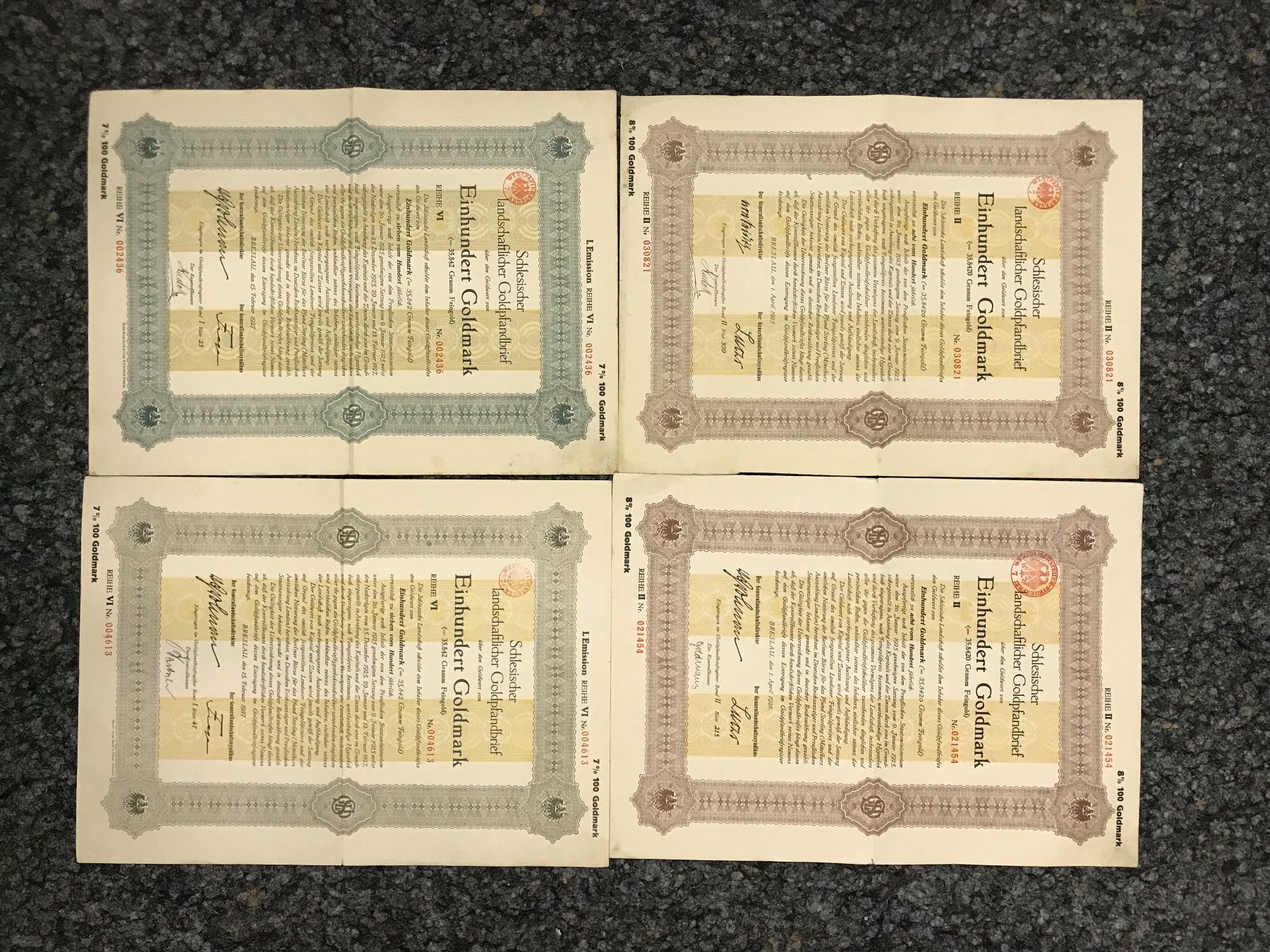 Documenti: Konvolut Aktie & Goldpfandbriefe – Usato da Uerkheim venduto da fabulafero 5