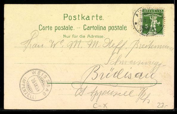 Cartoline postali: Litho St. Pelagiberg, Wallfahrtskirche u – Usato da Berlin venduto da bartko-reher 1