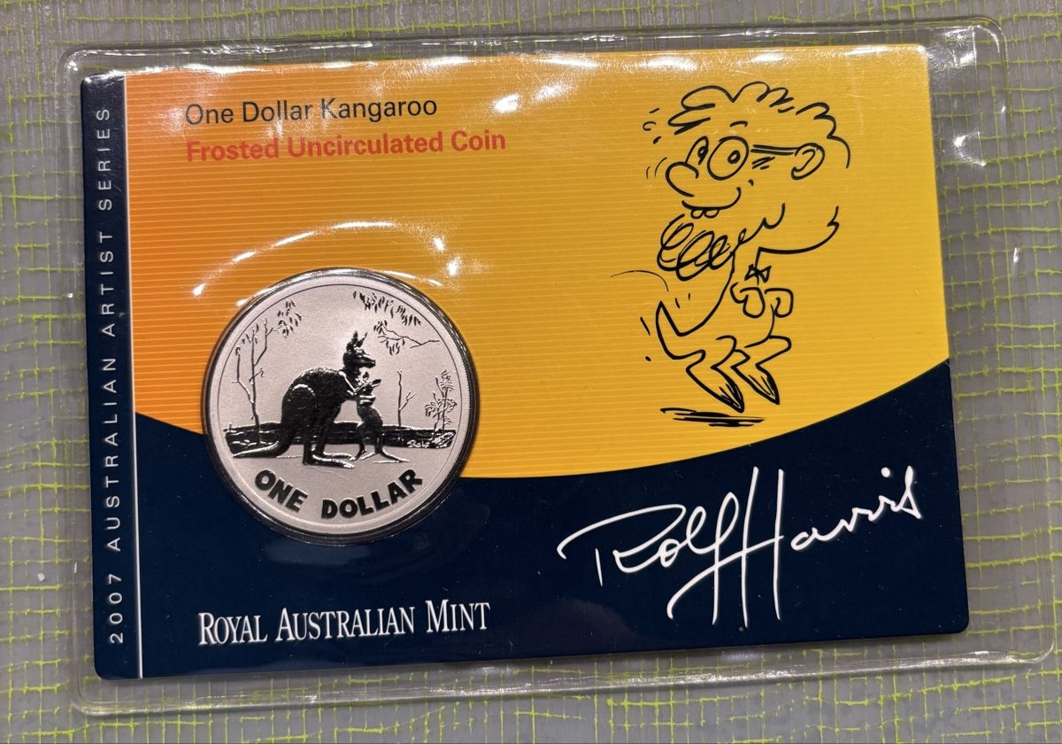 Toutes les monnaies: One Dollar Kangaroo RAM 2007 Rolf Harris – D'occasion à Mönchaltorf par CD75