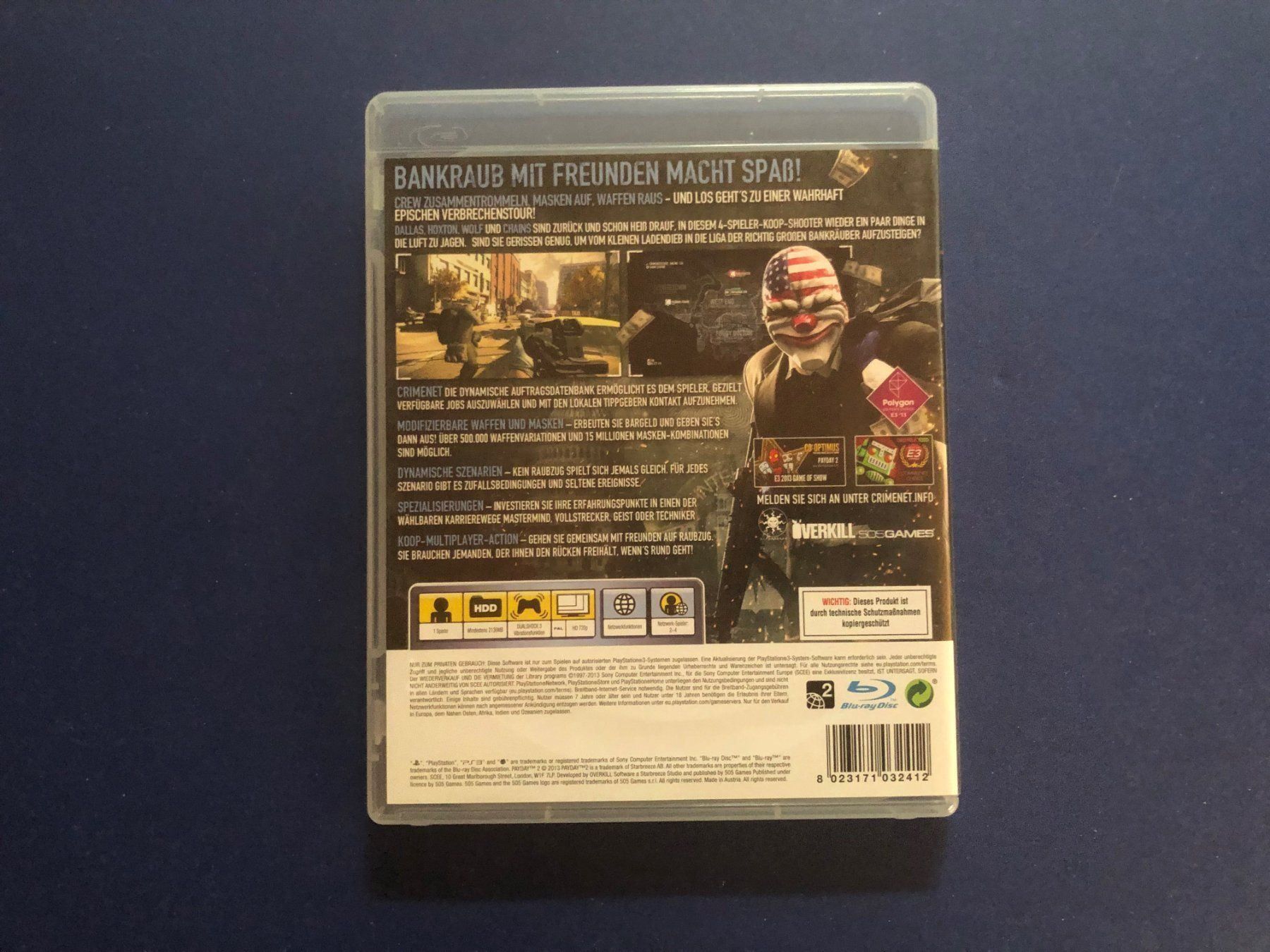 Sony Jeux: PAYDAY 2 SPIEL FÜR PS3 – D'occasion à Hägendorf par Briansgameshop 1