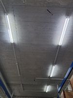 6x Doppelfassung LED Leuchtstoffröhren, Deckenlampe, Leuchte