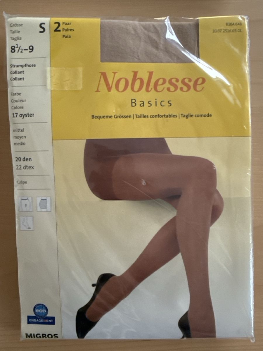 Migros Calze & Collant: NEU 8 Strümpfe Gr. S, 20 den, Farbe oyster – Nuovo e nell'imballaggio originale da Zürich venduto da Esmeralda86 2