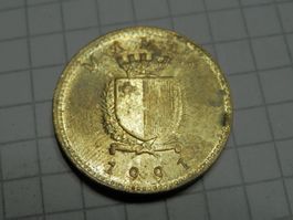 Malta 1 Cent, 1991