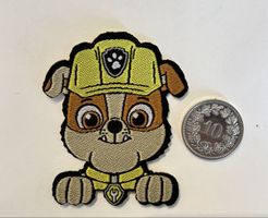Paw Patrol Applikation zum Aufbügeln - Rubble Bau