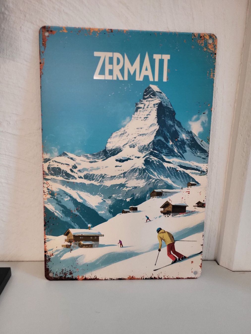 Insegne: Blechschild Zermatt 20 x 30cm – Nuovo e nell'imballaggio originale da Brunnen venduto da Burger_king 1