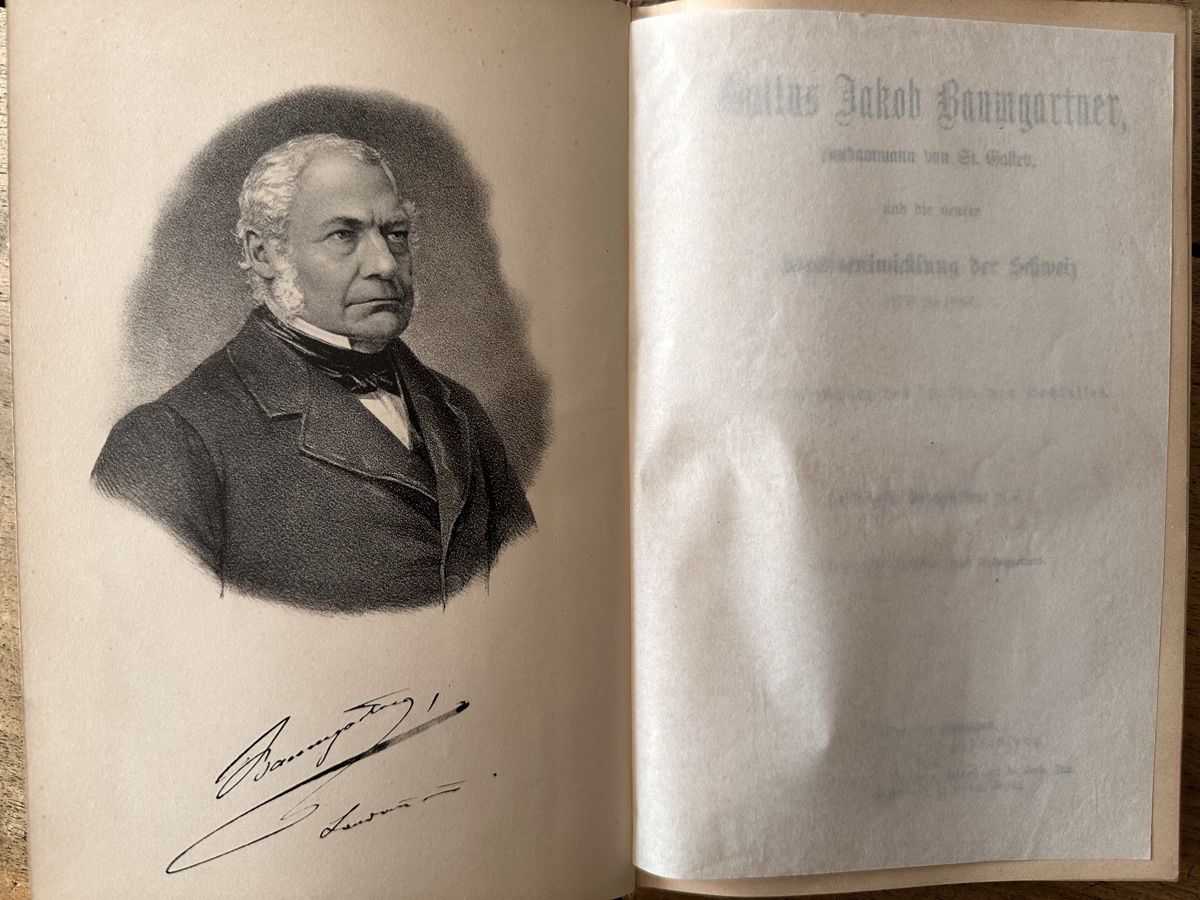 Libri: Geschichte: Gallus Jakob Baumgartner – Usato da Berschis venduto da Vild1 1