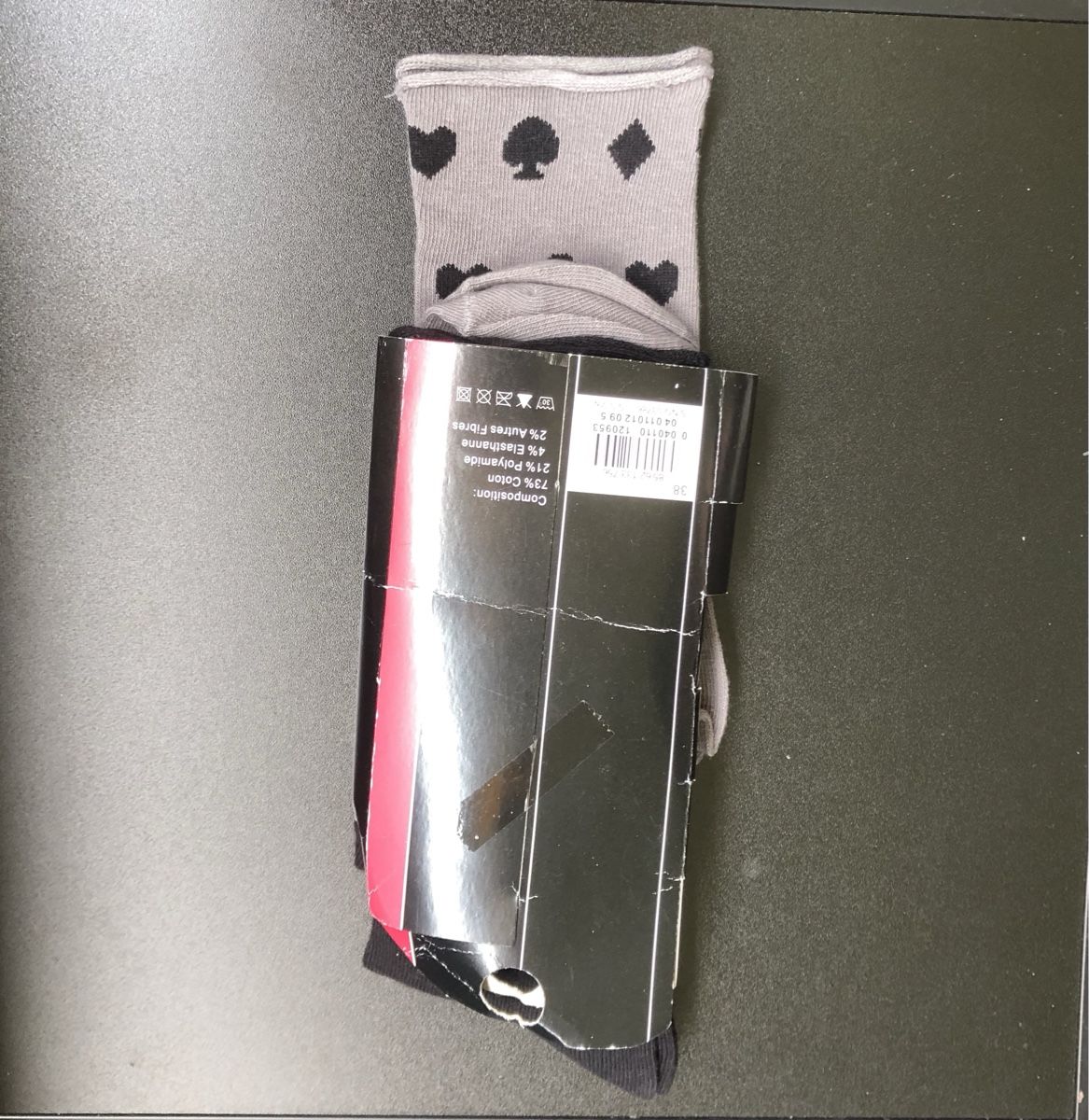 Calze: RED BIRD Socken Damen grau schwarz neu – Nuovo e nell'imballaggio originale da St.Gallen venduto da nitka. 1