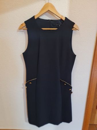 Kleid dunkelblau ärmellos Grösse 40 gebraucht