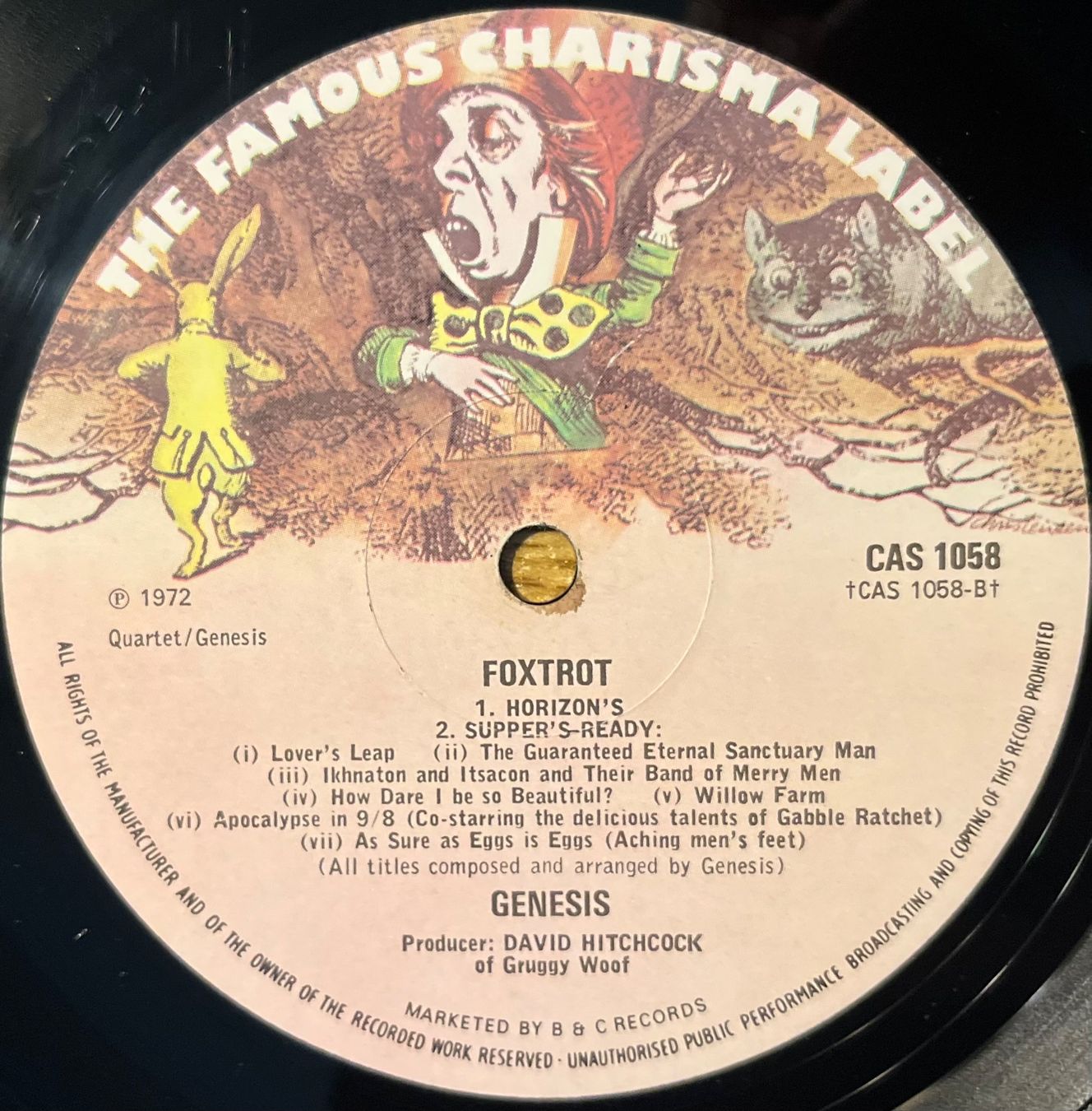 Dischi in vinile: GENESIS - FOXTROT - 33 Tours – Usato da Bussigny venduto da vinyl-pas-cher 4