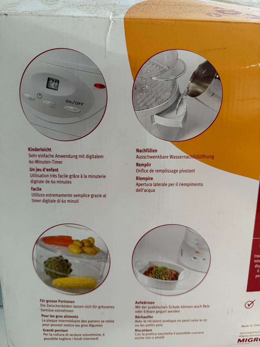 Migros Elettrodomestici da cucina: Dampfgaren actilife Steamer – Nuovo e nell'imballaggio originale da Herzogenbuchsee venduto da Dimi88 2