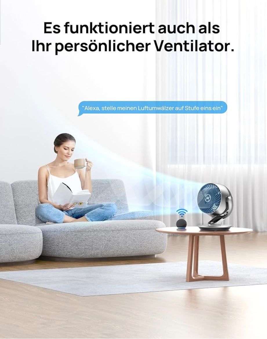 Ventilatori: Dreo 28db Leiser Smart Ventilator originalverpackt – Nuovo e nell'imballaggio originale da Zürich venduto da Marcel_2202 8