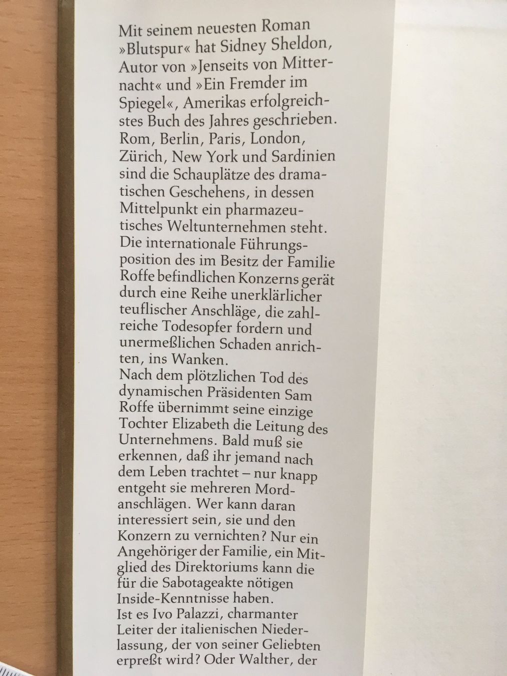 Libri: Blutspur; Sidney Sheldon – Usato da Grenchen venduto da Kogi7 2