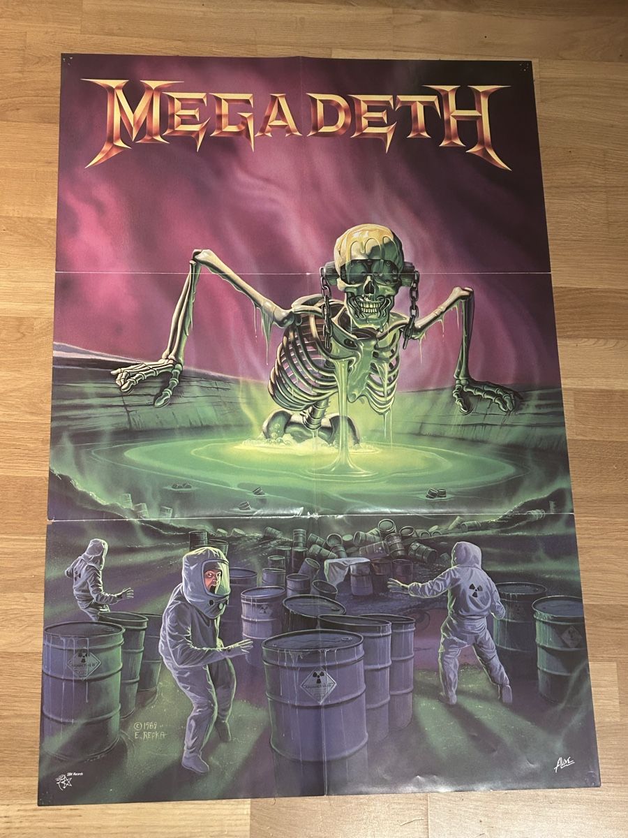 Dischi in vinile: Megadeth. 1989. mit Poster. No More Mr. Nice Guy – Usato da Faulensee venduto da Mizuno06 1