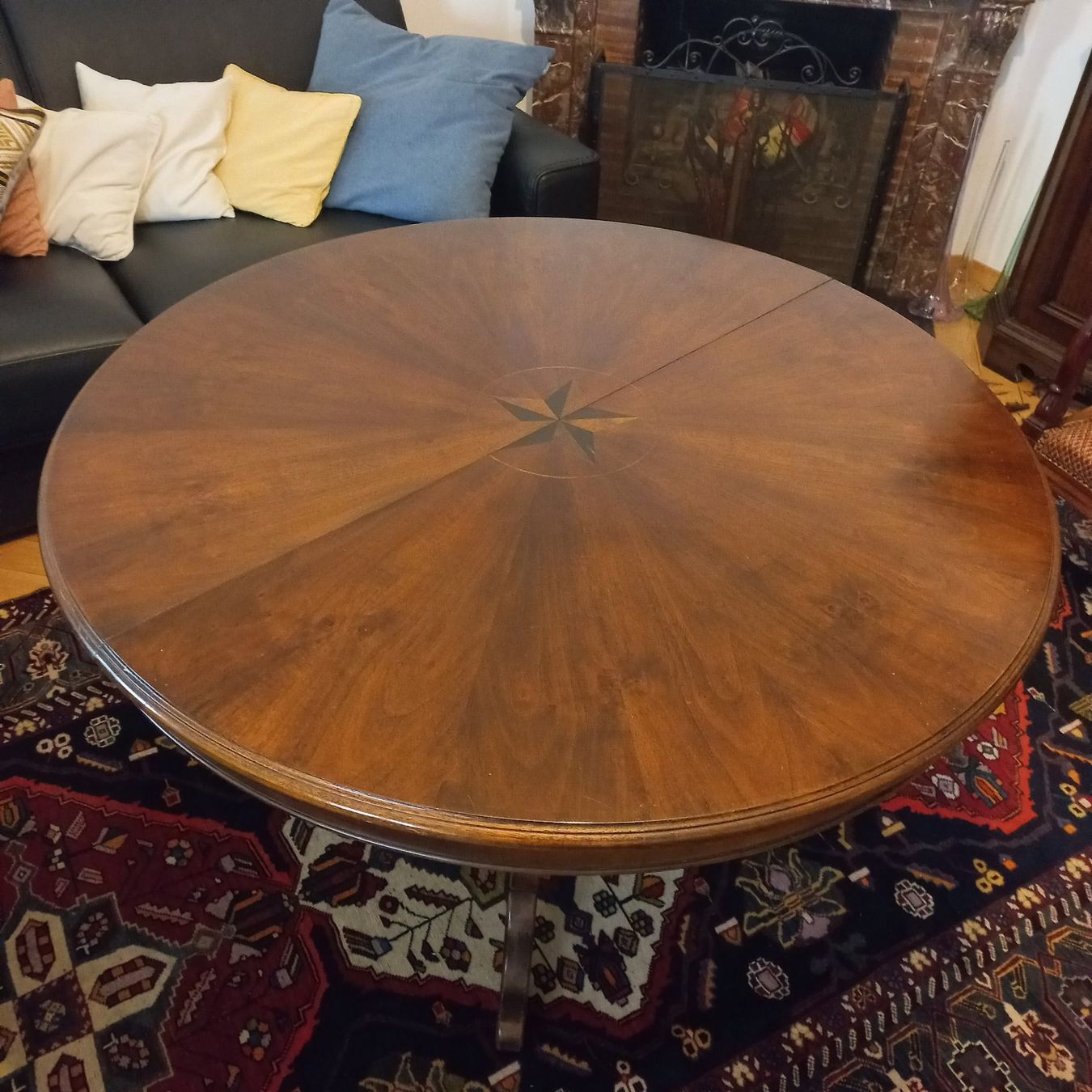 Tables: Table ronde extensible de style Louis Philippe d'occasion – D'occasion à Biel/Bienne par Kra_8tdc 2