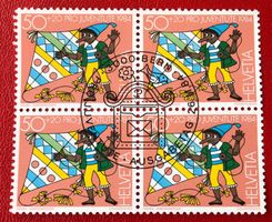 4 er Block Nr. J 291 mit Vollstempel Bern