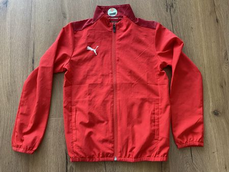 Puma Sportjacke rot Grösse 140 