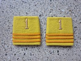  Gradabzeichen Patten Set Hauptmann nr.1 Panzer 