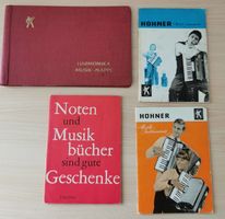 Uralte Prospekte von HOHNER - Musikinstrumente 1963 - 1964