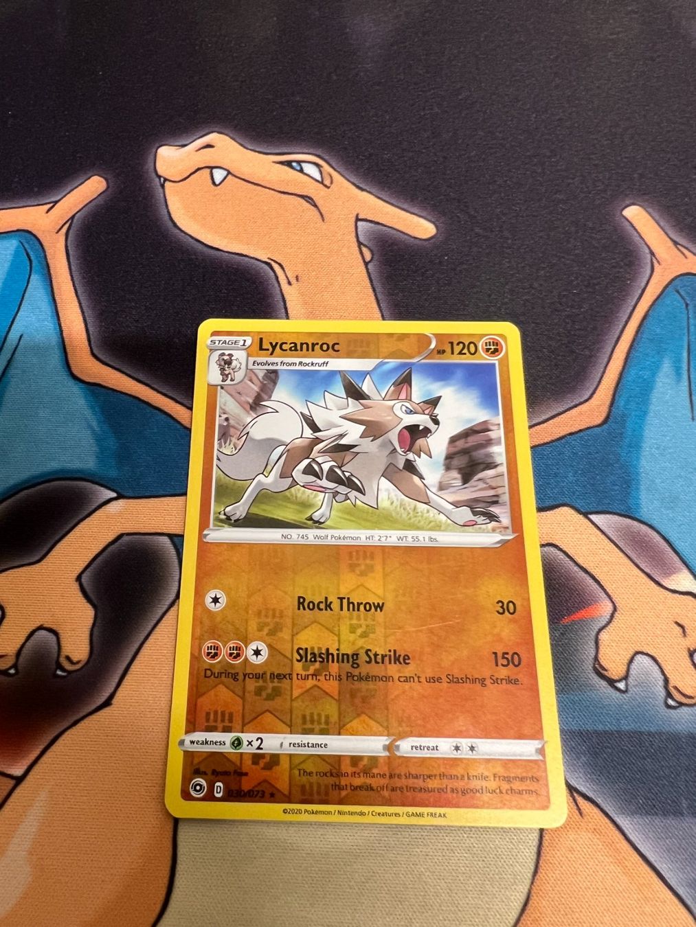 Pokémon Sammelbilder & Trading cards: Lycanroc (CPA 30) - Reverse Holo - Champion's Path – Neu (gemäss Beschreibung) aus Bülach von Pfrenzel