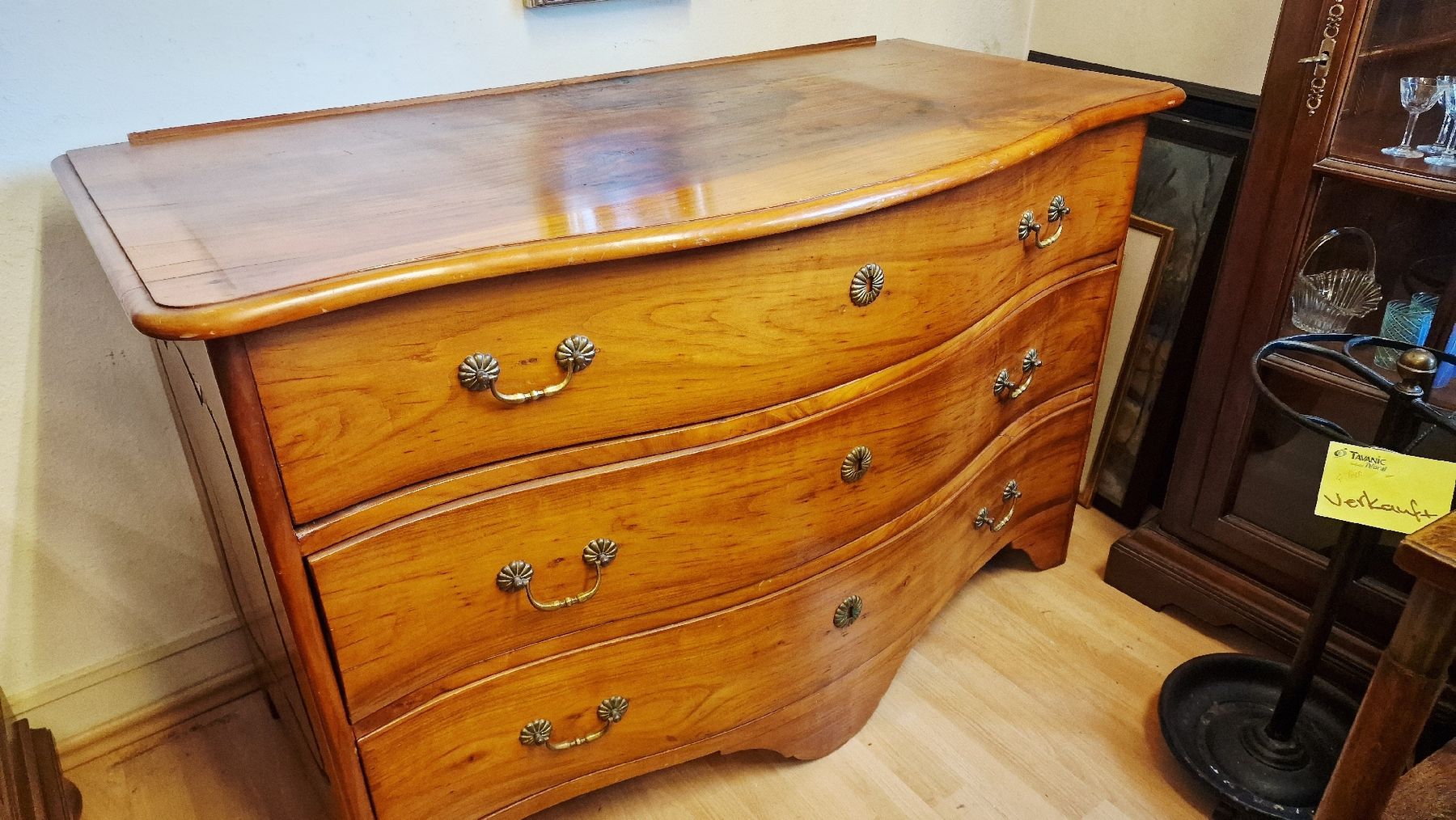 Scrivanie: Antiker Sekretär/Kommode, Kirschbaum, Barock Stil – Usato da BERN venduto da Intarsia
