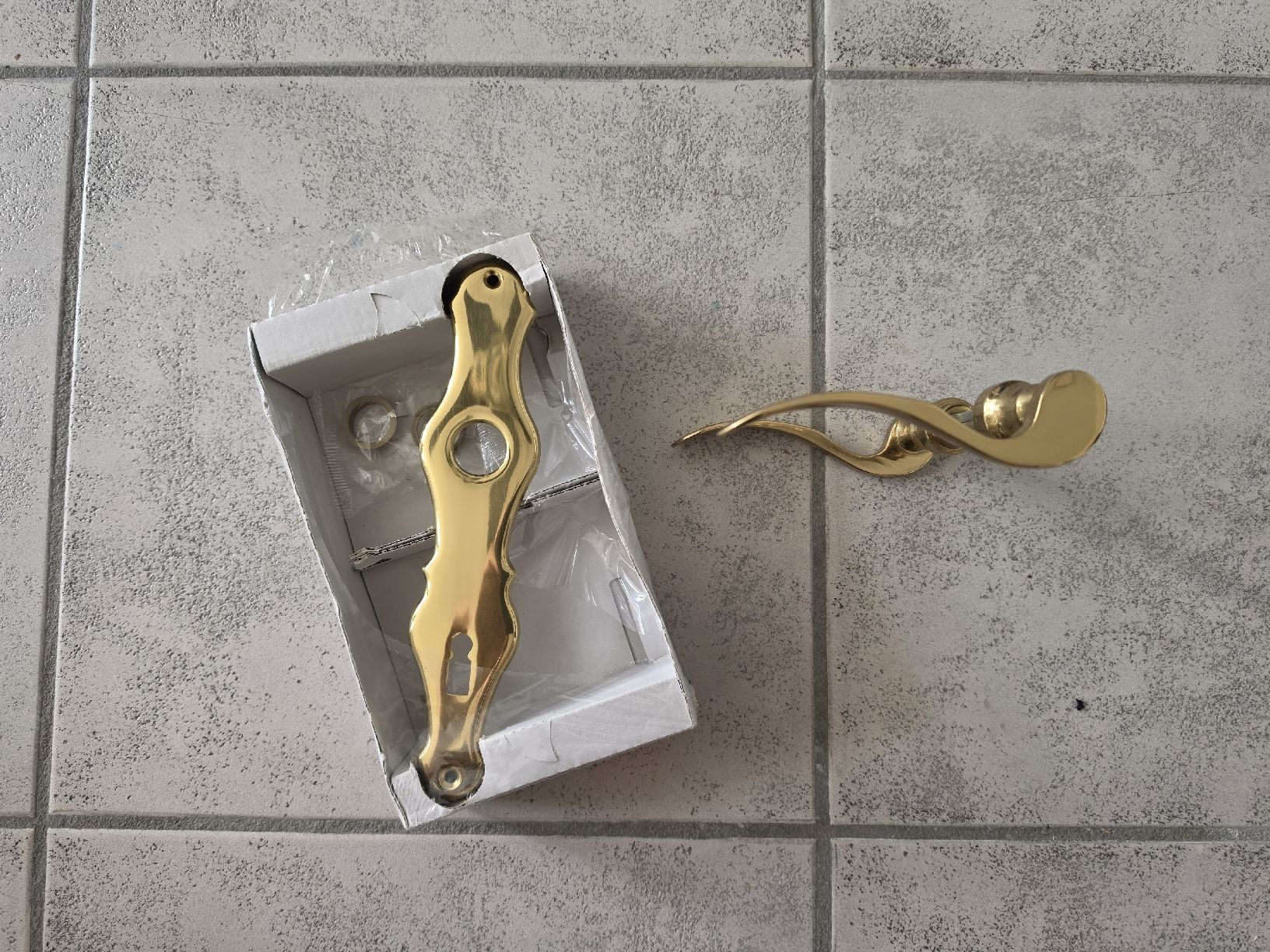 Ferramenta: Türdrücker Messing – Nuovo (secondo la descrizione) da Neuenhof venduto da nightflight.81 3