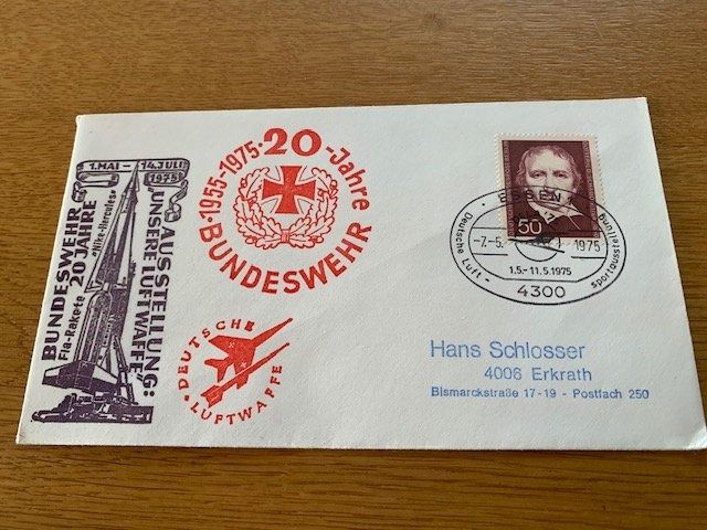 Tutti i francobolli: Timbres-poste Aviation - 20 ans Bundeswehr – Usato da Delémont venduto da Trimbolo