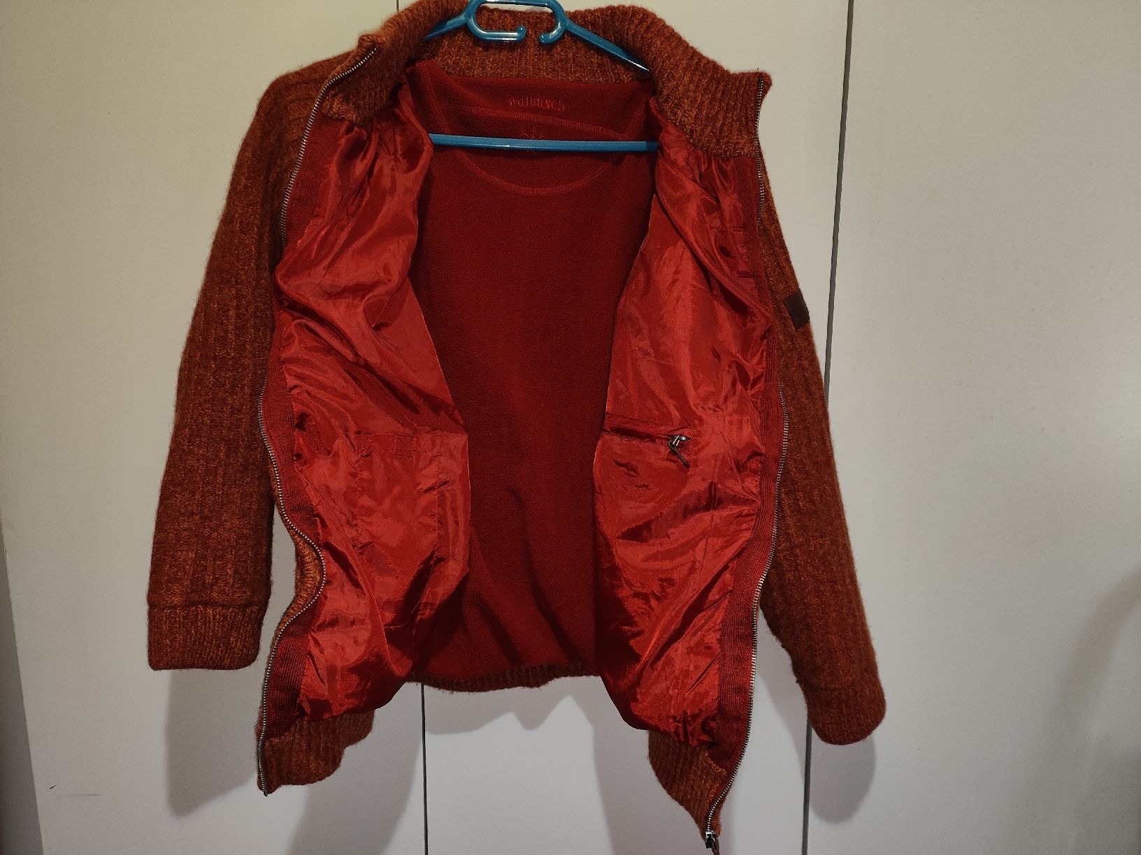 Walbusch Giacche: Walbusch Herren Strickjacke Orange Gr. 52 – Usato da Rothrist venduto da SiddharthaMoon