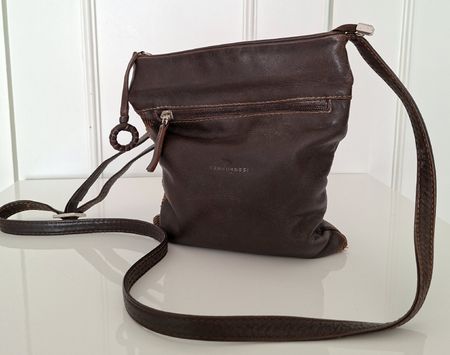 Sac Bandoulière Bruno Rossi Cuir Véritable – Made in Italy