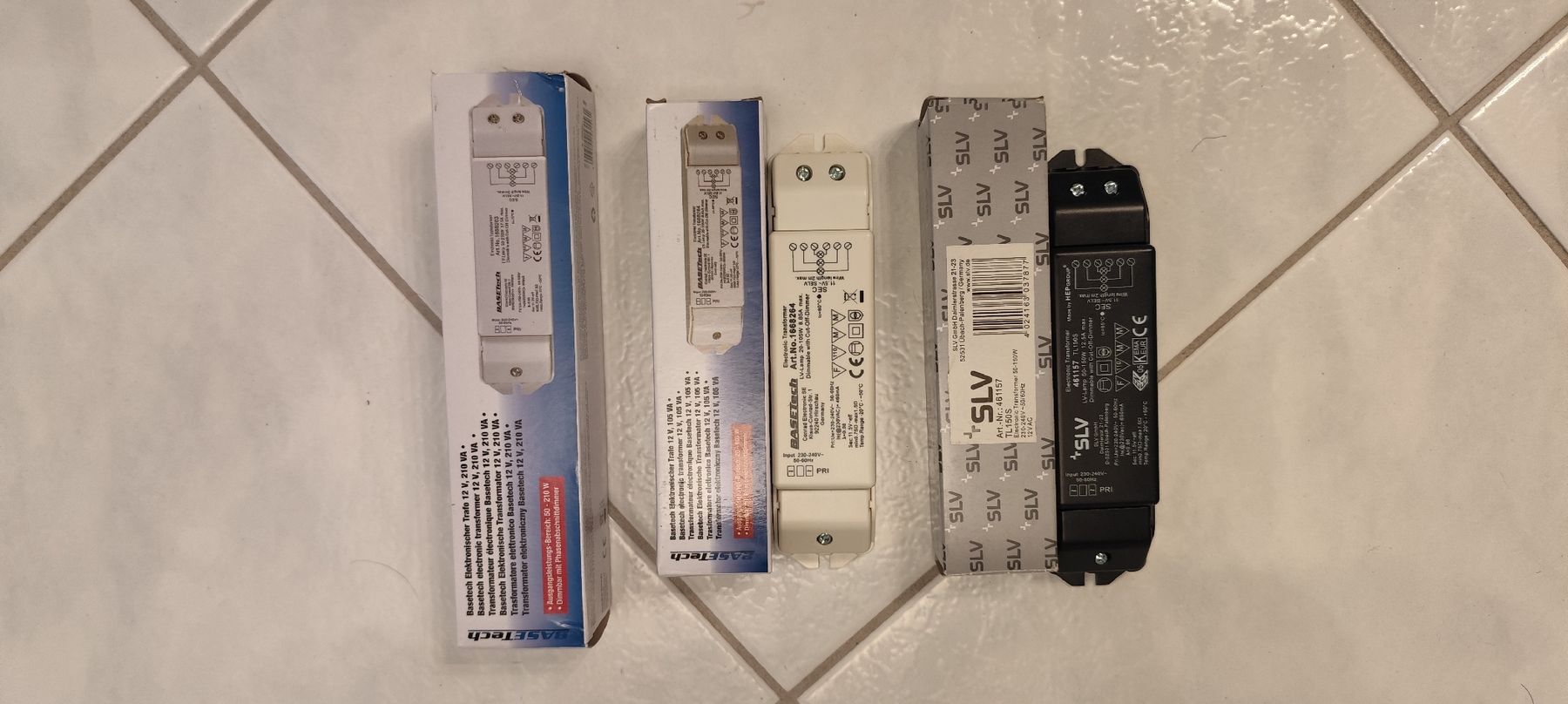 Componenti elettronici: Halogen Transformatoren Output 12 Volt, dimmbar, NEU – Nuovo e nell'imballaggio originale da Elsau venduto da Overseas