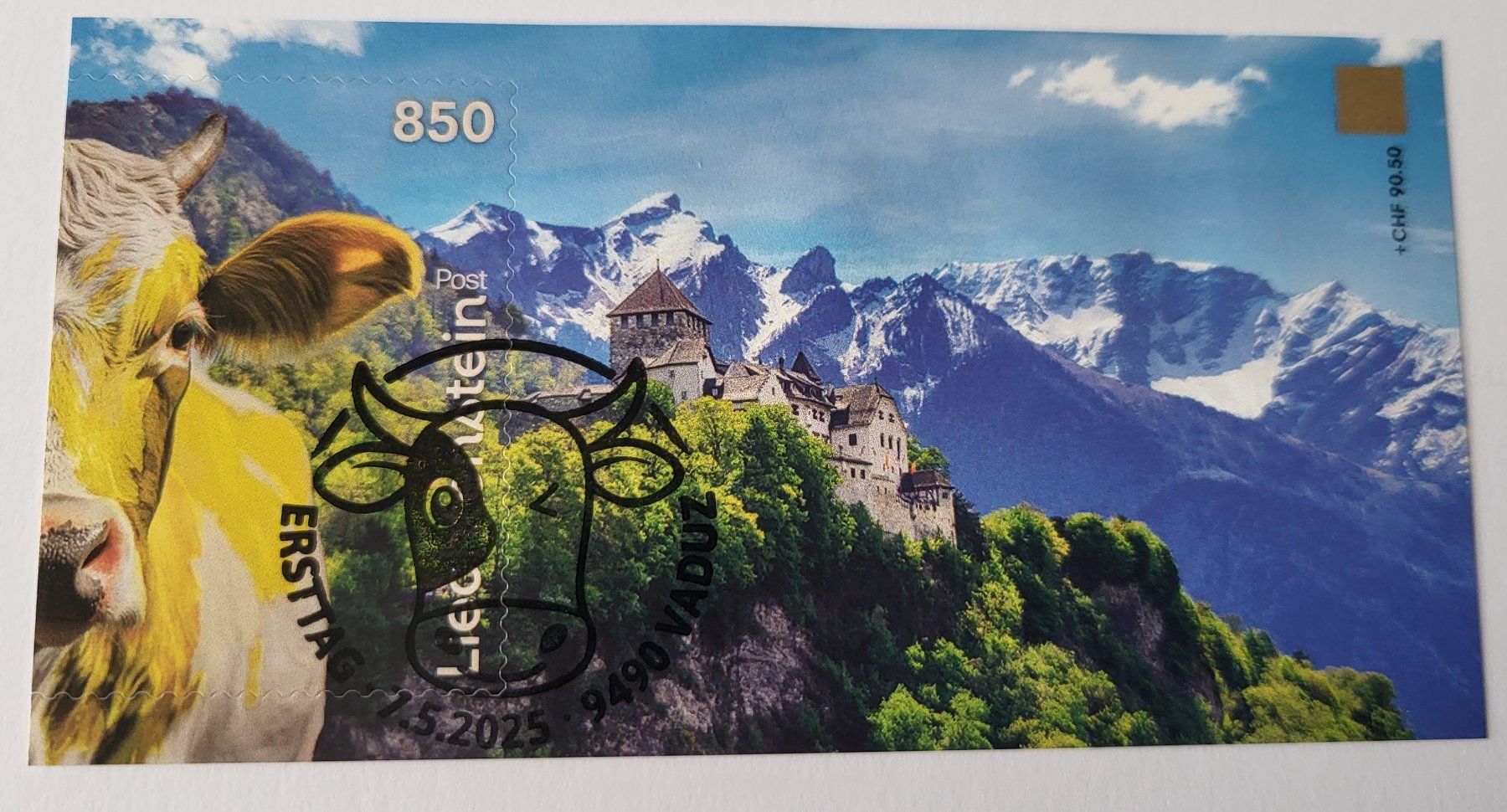 Tutti i francobolli: Gelbe Crypto Stamp mit ET-Stempel CHLI Liechtenstein  – Nuovo (secondo la descrizione) da Wetzikon ZH venduto da BeniB01