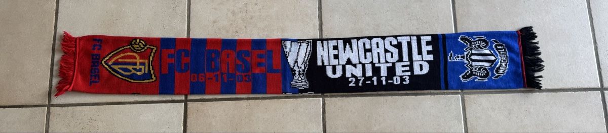 FC Basel Foulard & Sciarpe: Fc Basel - Newcastle United Schal – Usato da Lenzburg venduto da Meister_k 1