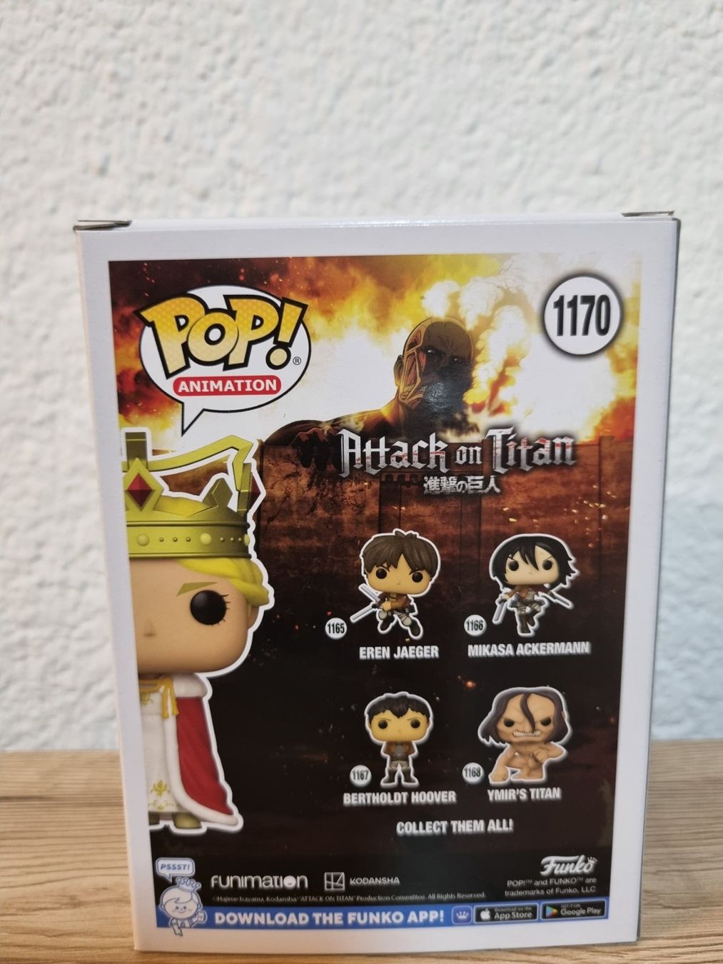 Funko Figuren: Funko Pop Attack on Titan #1170 - Queen Historia – Neu und originalverpackt aus Oberdorf NW von CollectingWorld 3