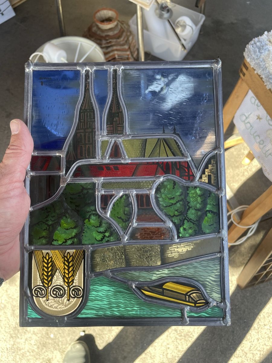 Altro in Antiquarato & Arte: Ancien Vitrail Bossert Bâle Ville – Usato da Vallamand venduto da Bricbracbroc82 2