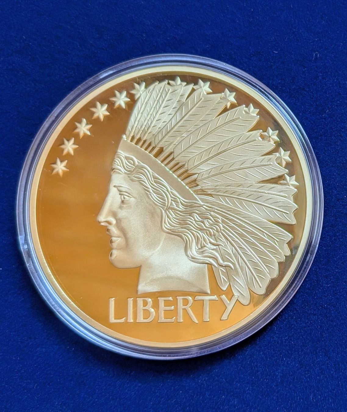 Tutti le monete: USA-Indian Head Double Eagle 1907 PP/100mm – Nuovo e nell'imballaggio originale da Hittnau venduto da stamps_and_coins