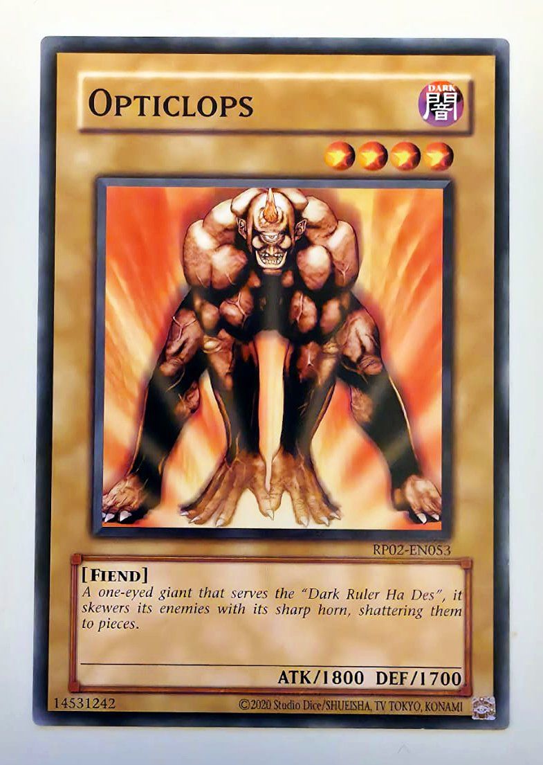 Yugioh Carte collezionabili: Opticlops - Yu-Gi-Oh! TCG – Usato da Zürich venduto da Zetto