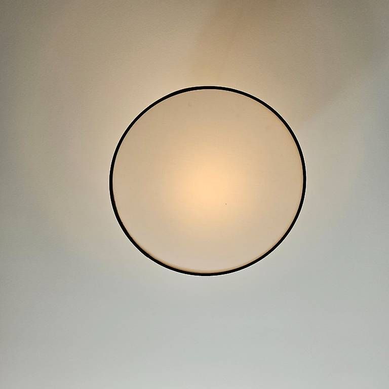 Lampade: Pendelleuchte / Hängelampe  Schwarz mit Textilschirm – Usato da Zürich venduto da lindenhof_01 1