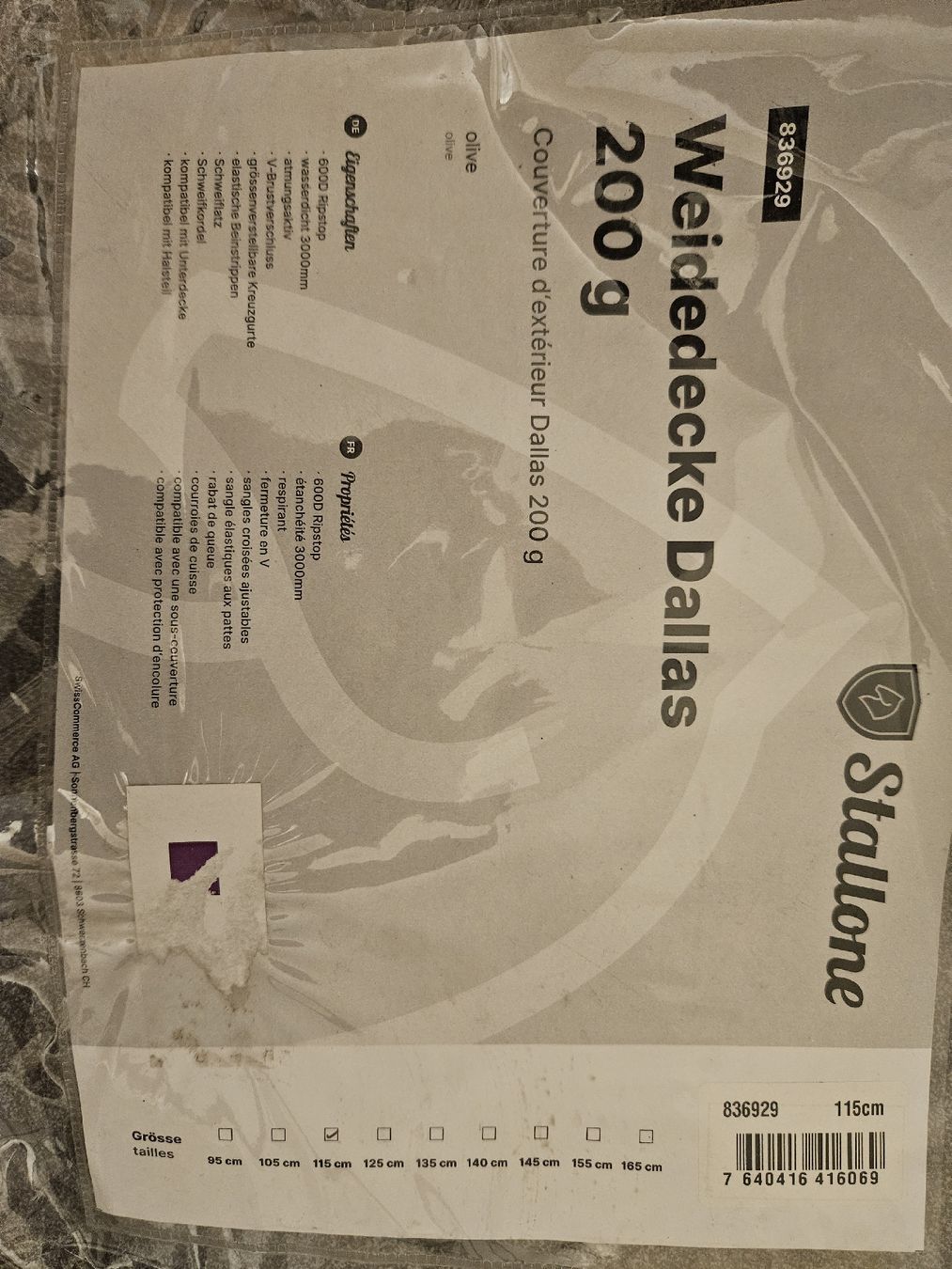 Coperte: Weidedecke Dallas 200g, Stallone – Nuovo (secondo la descrizione) da Fehraltorf venduto da and_5jpb 1