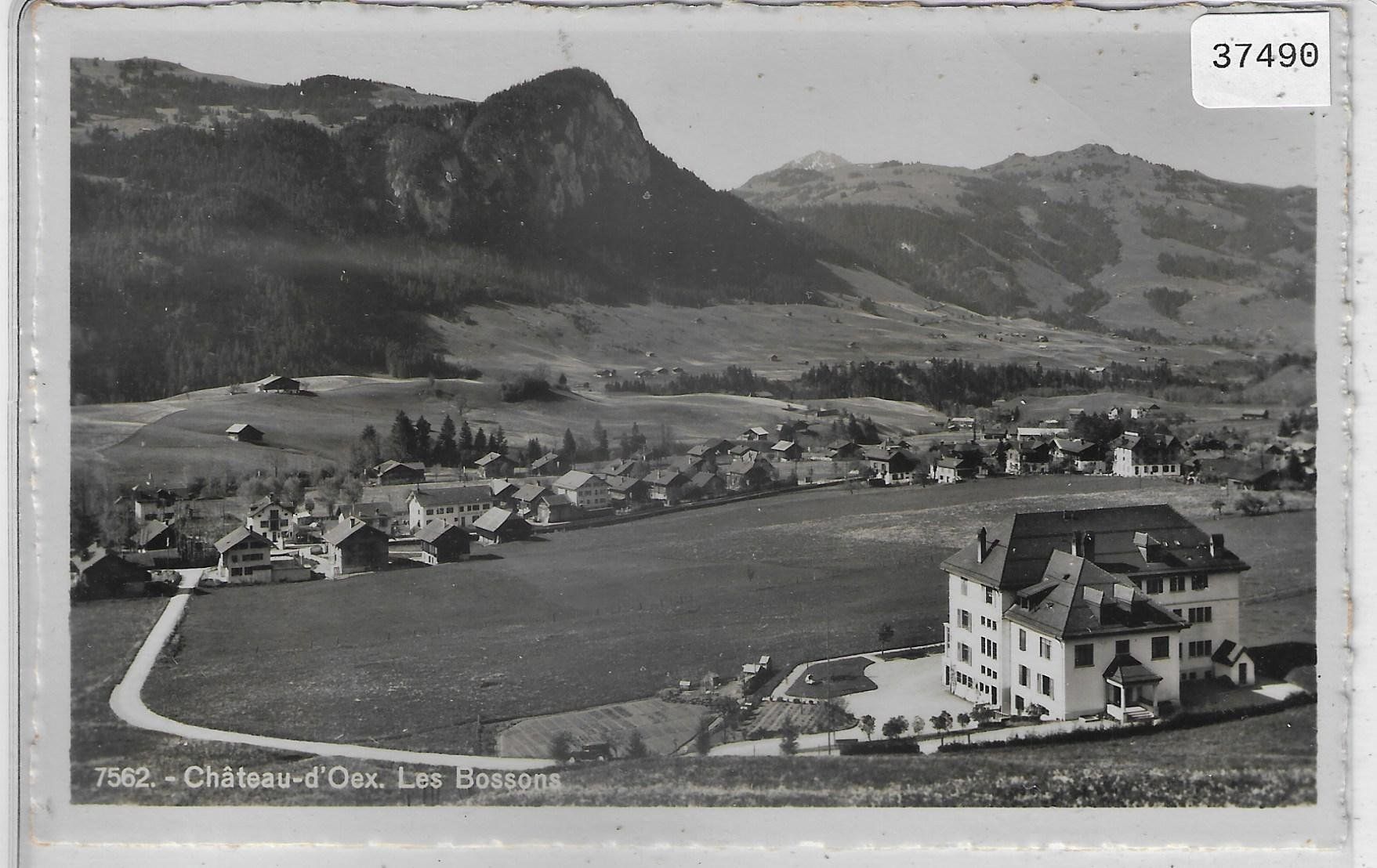 Cartoline postali: Chateau-d'Oex - Les Bossons – Usato da Ettingen venduto da Kartenplanet