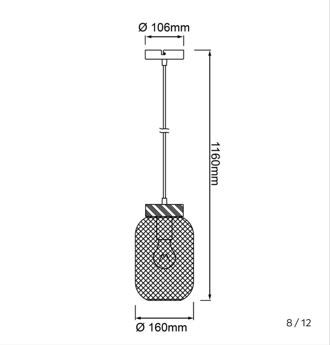 Brilliant Lampade: Pendelleute Brilliant Giada schwarz – Usato da Reinach BL venduto da uniquejules 3
