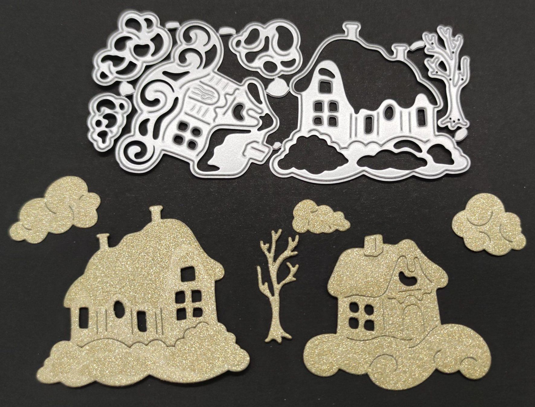 Altro in Bricolage: 8 Stanzen Weihnachten Schneeflocken Dorf – Nuovo e nell'imballaggio originale da Biberist venduto da misch810 6