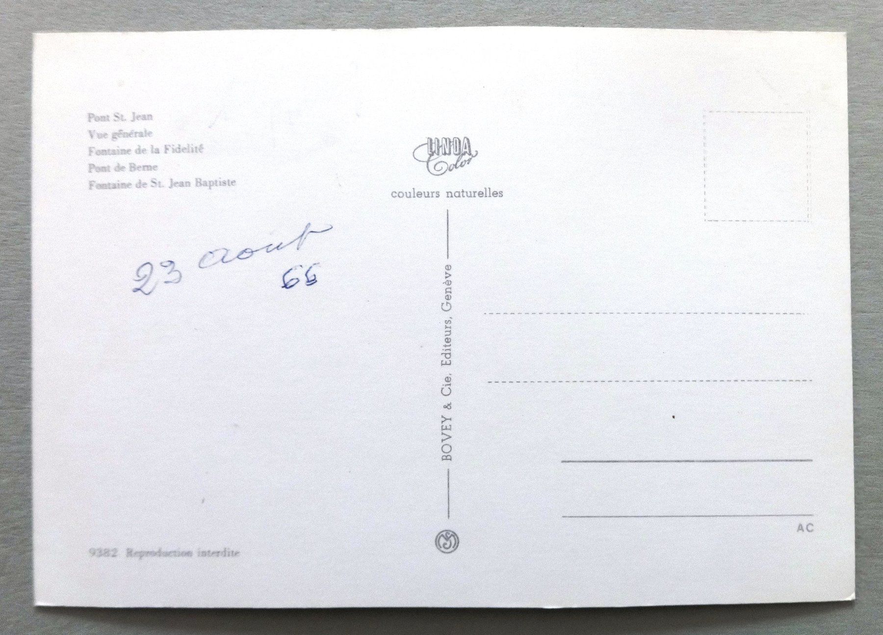 Cartes postales: Fribourg – D'occasion à Fétigny par Billy2miny 1