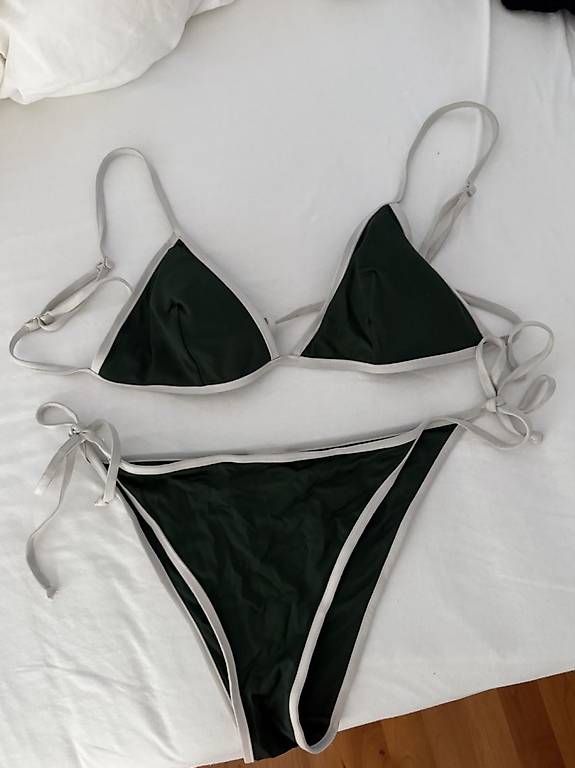 Costumi da bagno & Bikini: Bikini Set H&M Grün Weiss, Gr. M – Usato da Dietlikon venduto da lizz.yy 1